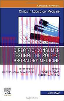 [AME]Direct to Consumer Testing: The Role of Laboratory Medicine, An Issue of Cardiology Clinic...