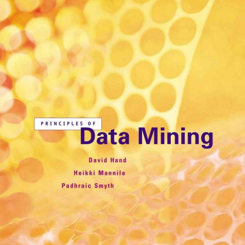 Principles of Data Mining by David J. Hand