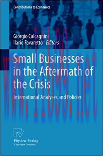 (PDF)Small Businesses in the Aftermath of the Crisis: International Analyses and Policies (Cont...
