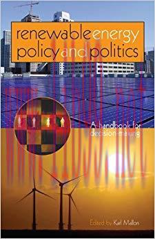 (PDF)Renewable Energy Policy and Politics: A handbook for decision-making 1st Edition