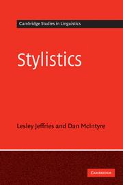Stylistics [Lesley Jeffries and Dan McIntyre]