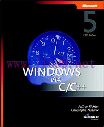 Windows&reg; via C/C++ (Developer Reference) 5th Edition,