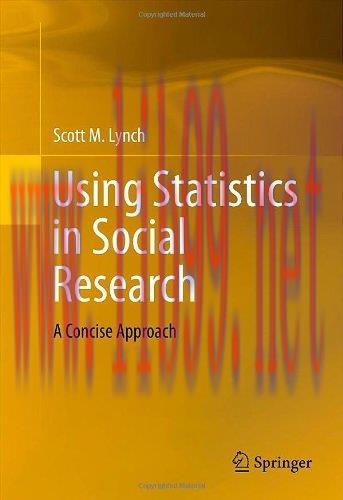 [FOX-Ebook]Using Statistics in Social Research: A Concise Approach