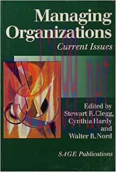 (PDF)Managing Organizations: Current Issues (Handbook of Organization Studies , Vol 2) 1st Edit...
