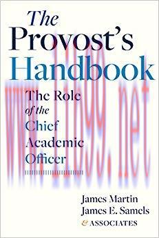 The Provost&rsquo;s Handbook 1st Edition,