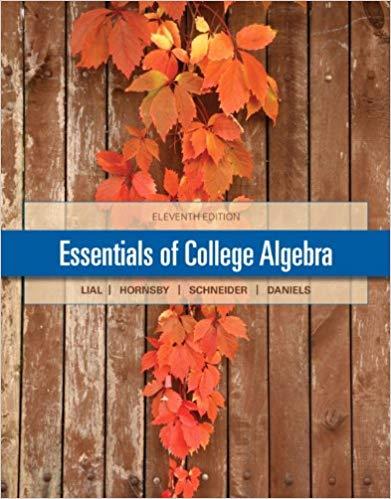(Solution Manual)Essentials of College Algebra, 11th Edition by Margaret L. Lial.rar