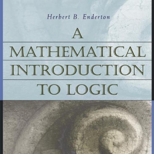 Mathematical Introduction to Logic, 2nd Edition, A