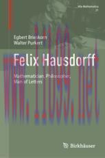 [PDF]Felix Hausdorff: Mathematician, Philosopher, Man of Letters