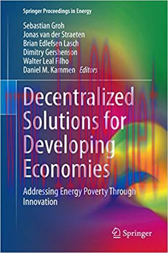 (PDF)Decentralized Solutions for Developing Economies: Addressing Energy Poverty Through Innova...
