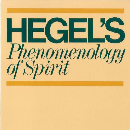 Phenomenology of Spirit (1)