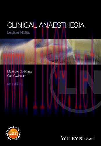 [AME]Clinical Anaesthesia (Lecture Notes), 5th Edition (PDF)