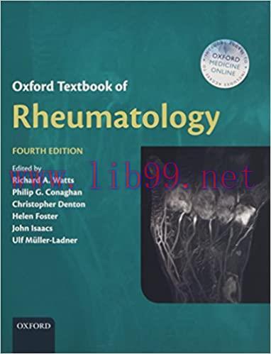[AME]Oxford Textbook of Rheumatology (Oxford Textbook Series), 4th Edition (Update_d chapters &ndash;...