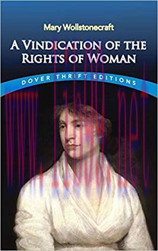 (PDF)A Vindication of the Rights of Woman (Dover Thrift Editions)