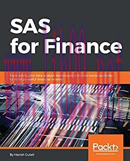 (PDF)SAS for Finance: Forecasting and data analysis techniques with real-world examples to buil...