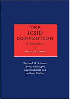 (PDF)The ICSID Convention A Commentary