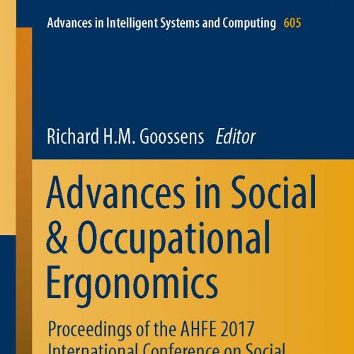 Advances in Social & Occupational Ergonomics
