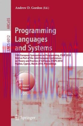 [FOX-Ebook]Programming Languages and Systems