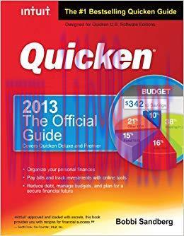(PDF)Quicken 2013 The Official Guide (Quicken Press) 1st Edition