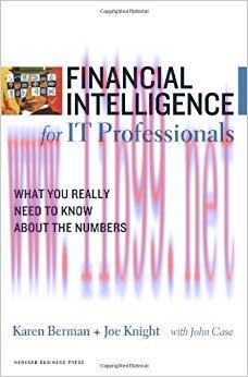 (PDF)Financial Intelligence for IT Professionals: What You Really Need to Know About the Number...