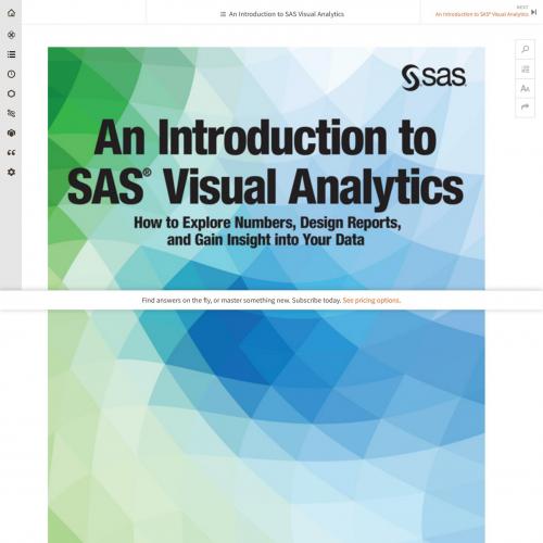 Introduction to SAS Visual Analytics, An - Wei Zhi