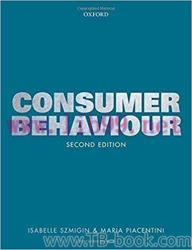 Consumer Behaviour 2nd Edition by Szmigin 课本