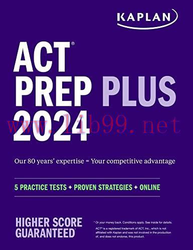 [FOX-Ebook]ACT Prep Plus 2024 (Kaplan Test Prep)
