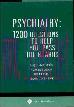 [AME]Psychiatry: 1,200 Questions to Help You Pass the Boards
