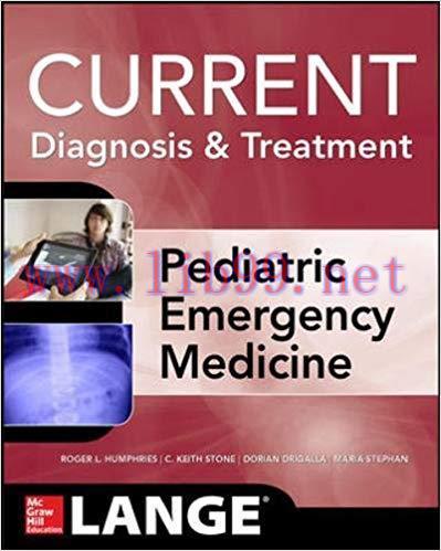 [PDF]Current Diagnosis and Treatment Pediatric Emergency Medicine