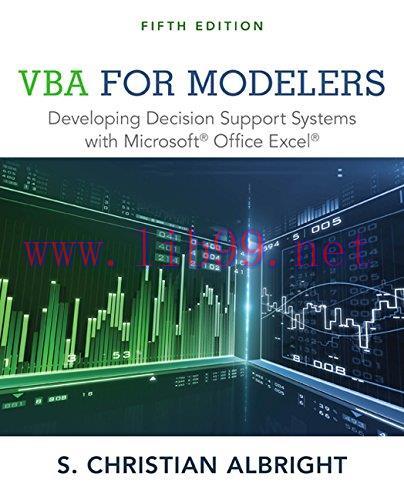 [FOX-Ebook]VBA for Modelers: Developing Decision Support Systems with Microsoft Office Excel, 5...