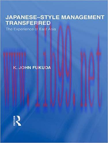 (PDF)Japanese-Style Management Transferred: The Experience of East Asia (Routledge Library Edit...