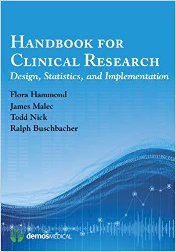 Handbook for Clinical Research Design, Statistics, and Implementation