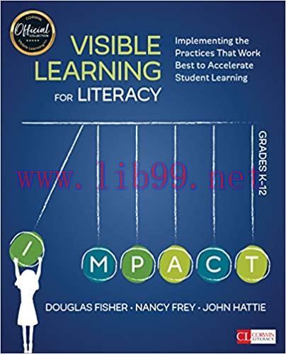 (PDF)Visible Learning for Literacy, Grades K-12: Implementing the Practices That Work Best to A...