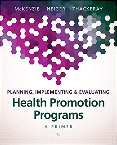 (PDF)Planning, Implementing & Evaluating Health Promotion Programs A Primer (2-downloads)