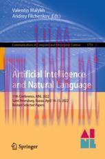 [PDF]Artificial Intelligence and Natural Language: 11th Conference, AINL 2022, Saint Petersburg...