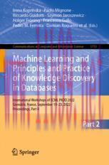 [PDF]Machine Learning and Principles and Practice of Knowledge Discovery in Databases: Internat...