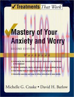 [AME]Mastery of Your Anxiety and Worry: Workbook, 2nd Edition (EPUB)