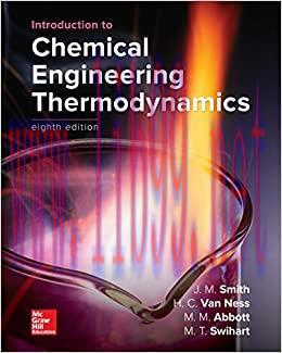 (PDF)Introduction to Chemical Engineering Thermodynamics 8th Edition,