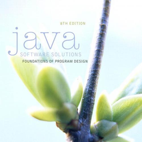 Java Software Solutions (8th Edition)