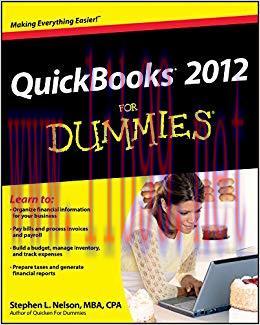 (PDF)QuickBooks 2012 For Dummies 19th Edition