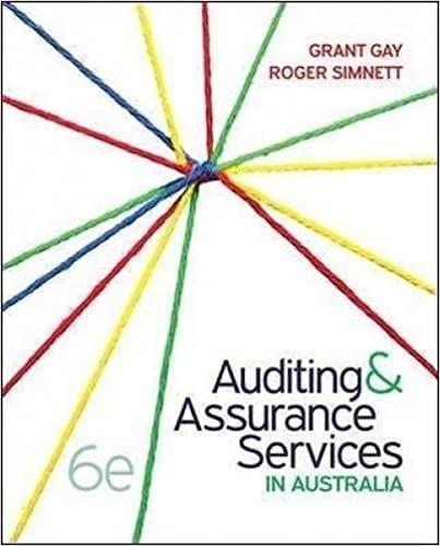 (PDF)Auditing and Assurance Services in Australia 6th Edition