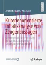 [PDF]Kriterienorientierte Inhaltsanalyse von Zeugenaussagen: Eine empirische Untersuchung zur V...