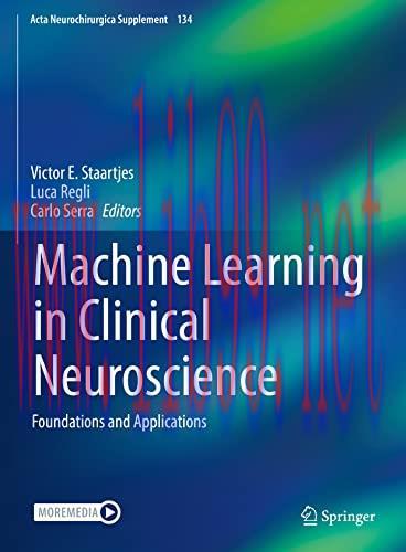 [AME]Machine Learning in Clinical Neuroscience: Foundations and Applications (Acta Neurochirurg...