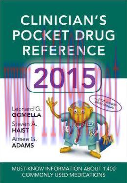 [AME]Clinicians Pocket Drug Reference 2015 (Original PDF)