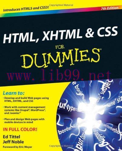 [FOX-Ebook]HTML, XHTML & CSS For Dummies, 7th Edition