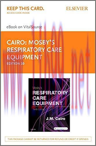 (PDF)Mosby&rsquo;s Respiratory Care Equipment &ndash; E-Book 10th Edition