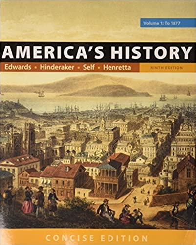 America&rsquo;s History Concise Edition, Volume 1 9th Edition [Rebecca Edwards]