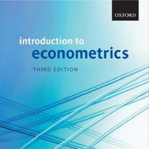 Introduction to Econometrics