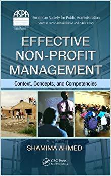 (PDF)Effective Non-Profit Management Context, Concepts, and Competencies (ASPA Series in Public...