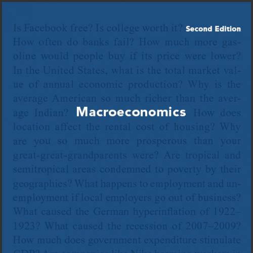 textbook-Macroeconomics, 2nd Edition Daron Acemoglu