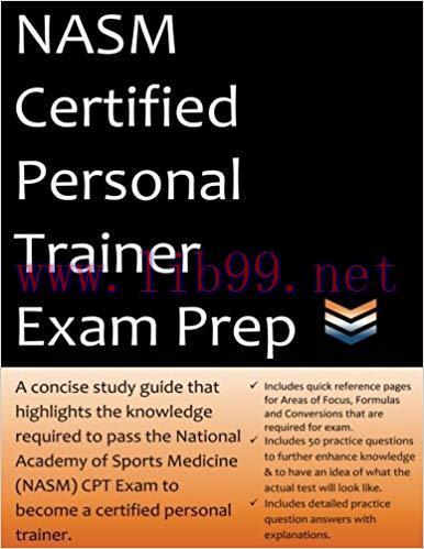 [Kindle]NASM Personal Trainer Exam Prep_ 2018 Edition Study Guide that highlights